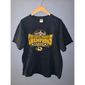 Gildan Missouri Tigers 2012 Big 12 Basketball Tournament Champions Shirt Mens L